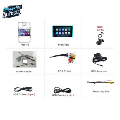Autoglo Australia 9" (2GB+32G) Android 13 Carplay BT GPS Stereo for Chrysler 300C (2004-11)
