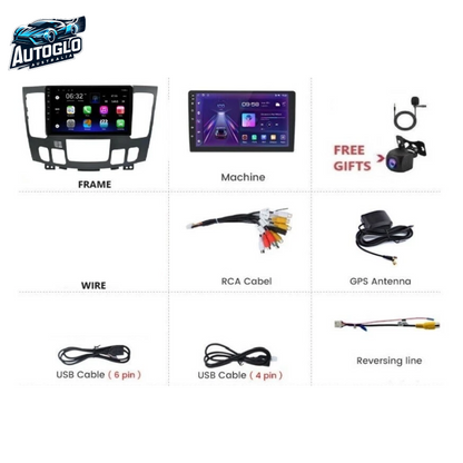 Autoglo Australia 9" (2GB+32G) Android Carplay BT GPS Stereo for HYUNDAI SONATA AUTO AC (2008-10)