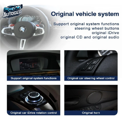 Autoglo Australia BMW 3 Series E90/91 5 Series E61/61 12.3" XL FHD Carplay Android Stereo BT CCC