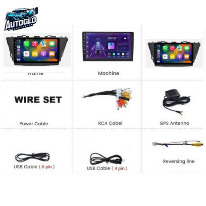 Autoglo Australia 9" Android Carplay BT GPS Stereo for TOYOTA PRIUS 2GB+32G (2015-19)