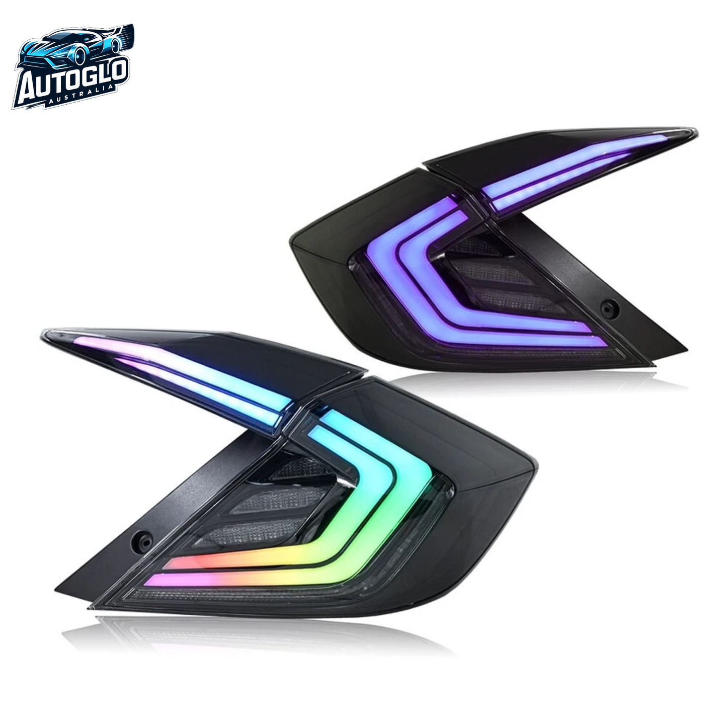 Autoglo Australia Honda Civic 10th Gen RGB Tail Lights 2016–2021