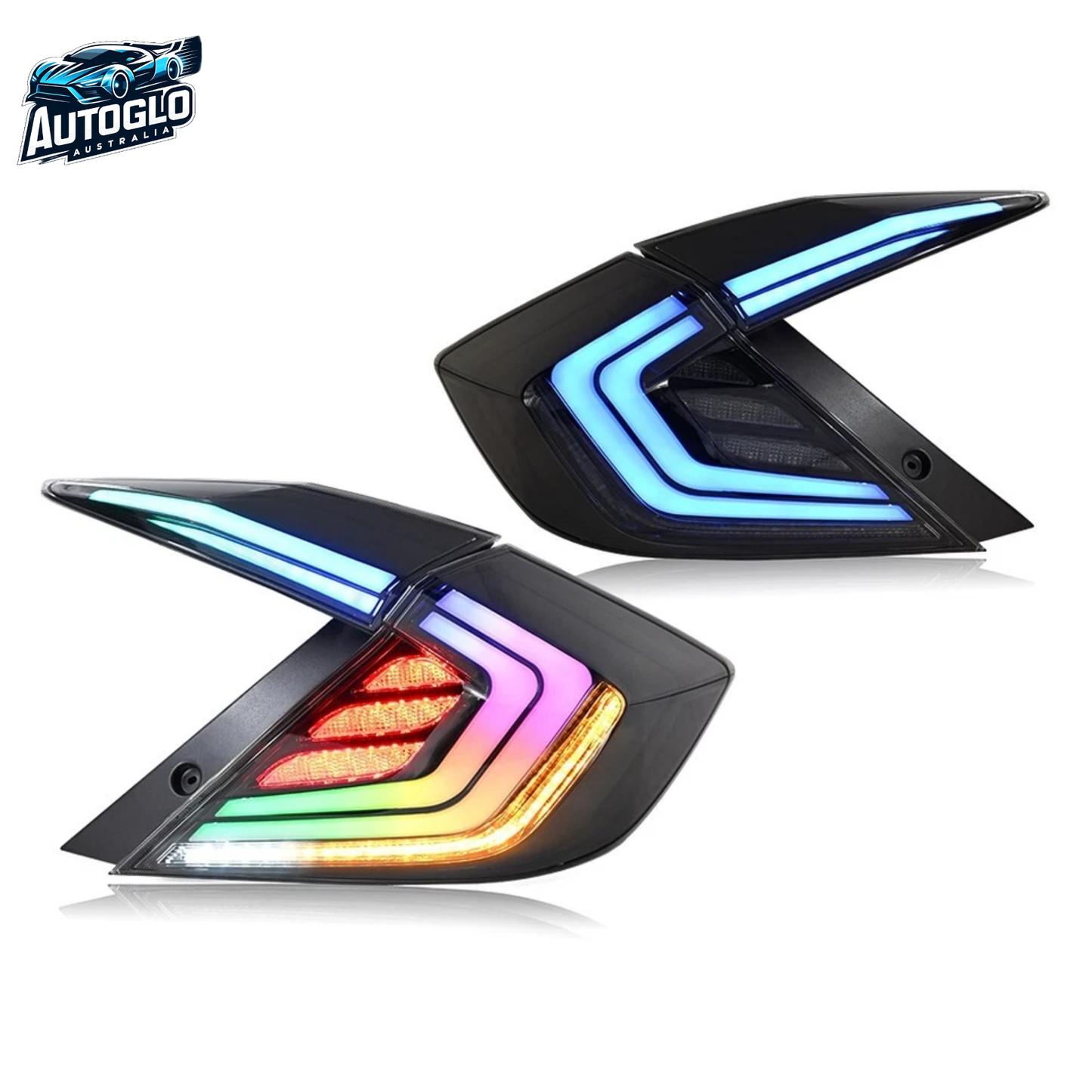 Autoglo Australia Honda Civic 10th Gen RGB Tail Lights 2016–2021