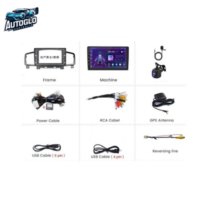 Autoglo Australia 10.1" (2+32G) Carplay Android 13 BT GPS NAVI Stereo for NISSAN ELGRAND (2010-18)