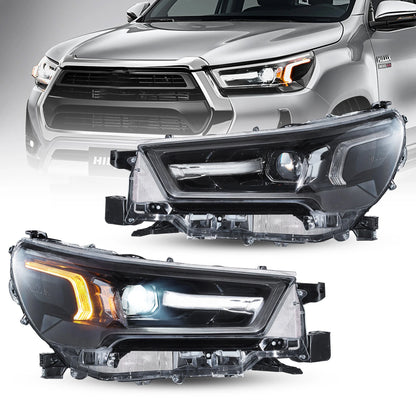 VLAND LED Headlights For Toyota Hilux Vigo TRD 2021-2025 8th Gen V2