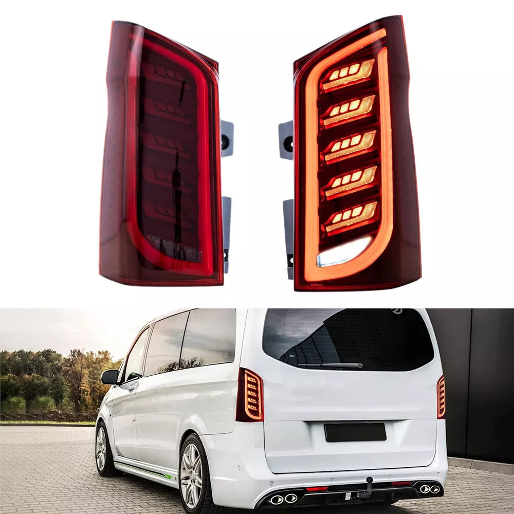Autoglo Australia Taillights For Benz Vito V250 V260 2016-2021 Car Led Rear Lamps