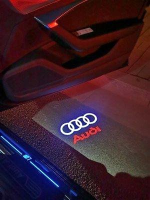 x2 Audi Logo S Line S3 Door Lights Welcome Projector