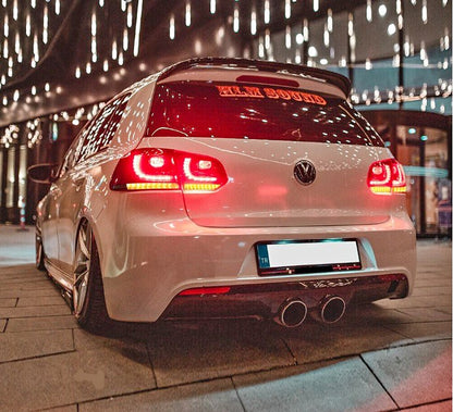 VLAND Smoked LED Tail Light For 2008-2014 Volkswagen Golf 6 MK6 GTI R Rear Lamps