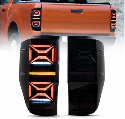 VLAND Full LED Tail Lights For Ford Ranger T6 2012-2018 With Sequential Signals