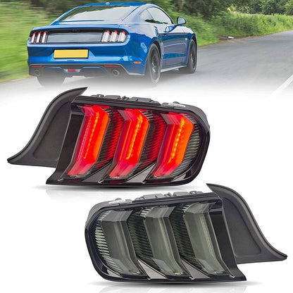 VLAND LED Tail Lights For Ford Mustang 2015-2021 5Model Sequential Rear Lamps