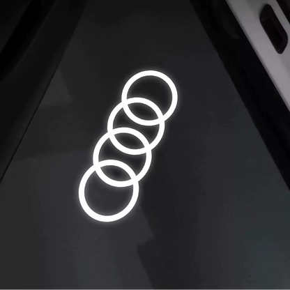 x2 Audi Logo S Line S3 Door Lights Welcome Projector