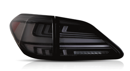 2010-2015 Lexus RX Full LED Tail Lights Start-up Animation Rear Lamps 2 Pcs - Autoglo Australia