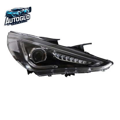 VLAND Dual Beam Sequential Headlights For Hyundai Sonata 2011-2014 ABS PMMA GLASS Material (Bulbs Not Included)