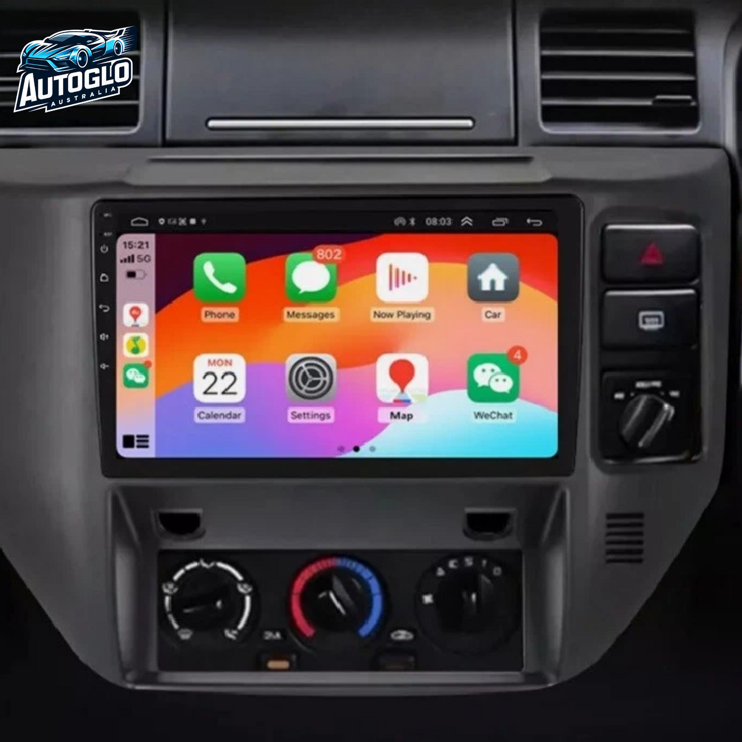 Autoglo Australia 9" Android Carplay BT GPS WiFi Stereo for NISSAN PATROL GU Y61 2GB+32G (2004-14)