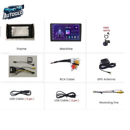 Autoglo Australia 10.1" Android 13 Carplay GPS BT Stereo for SKODA KODIAQ (2GB+32G) 2016-21