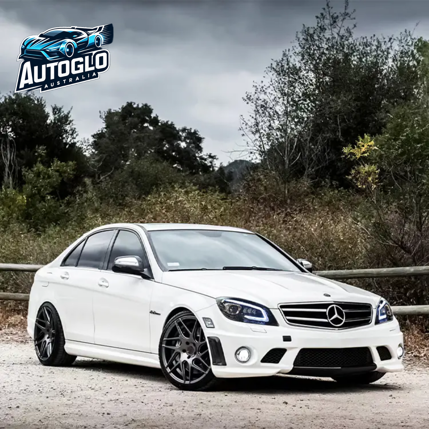 Autoglo Australia LED Headlights for 2007-2014 Mercedes Benz W204