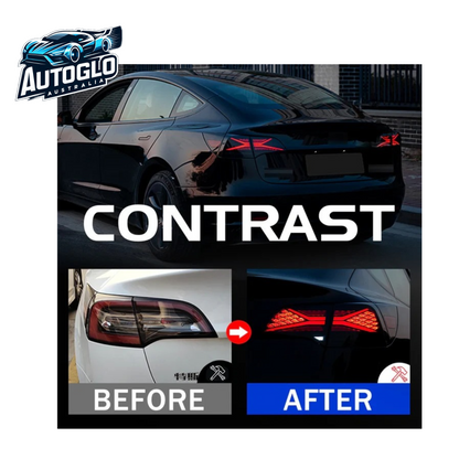Autoglo Australia LED Tail Lights For Tesla Model 3 Model Y 2017 2018 2019 2020 2021 With Start Up Animation