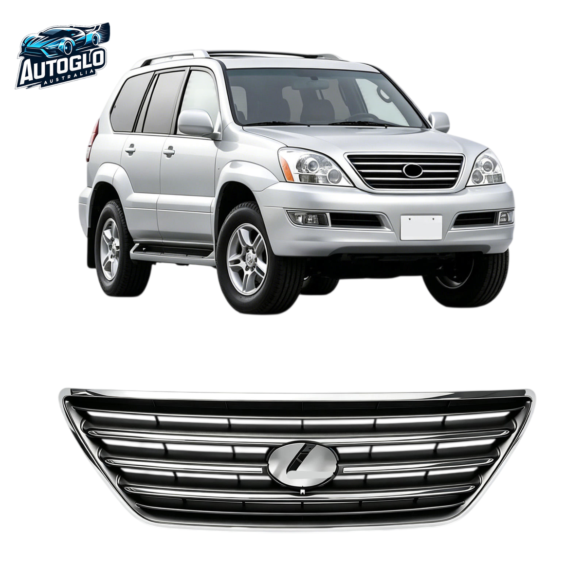 Autoglo Australia Lexus LX470 J100 2003–2009 Side Window Visors Grille