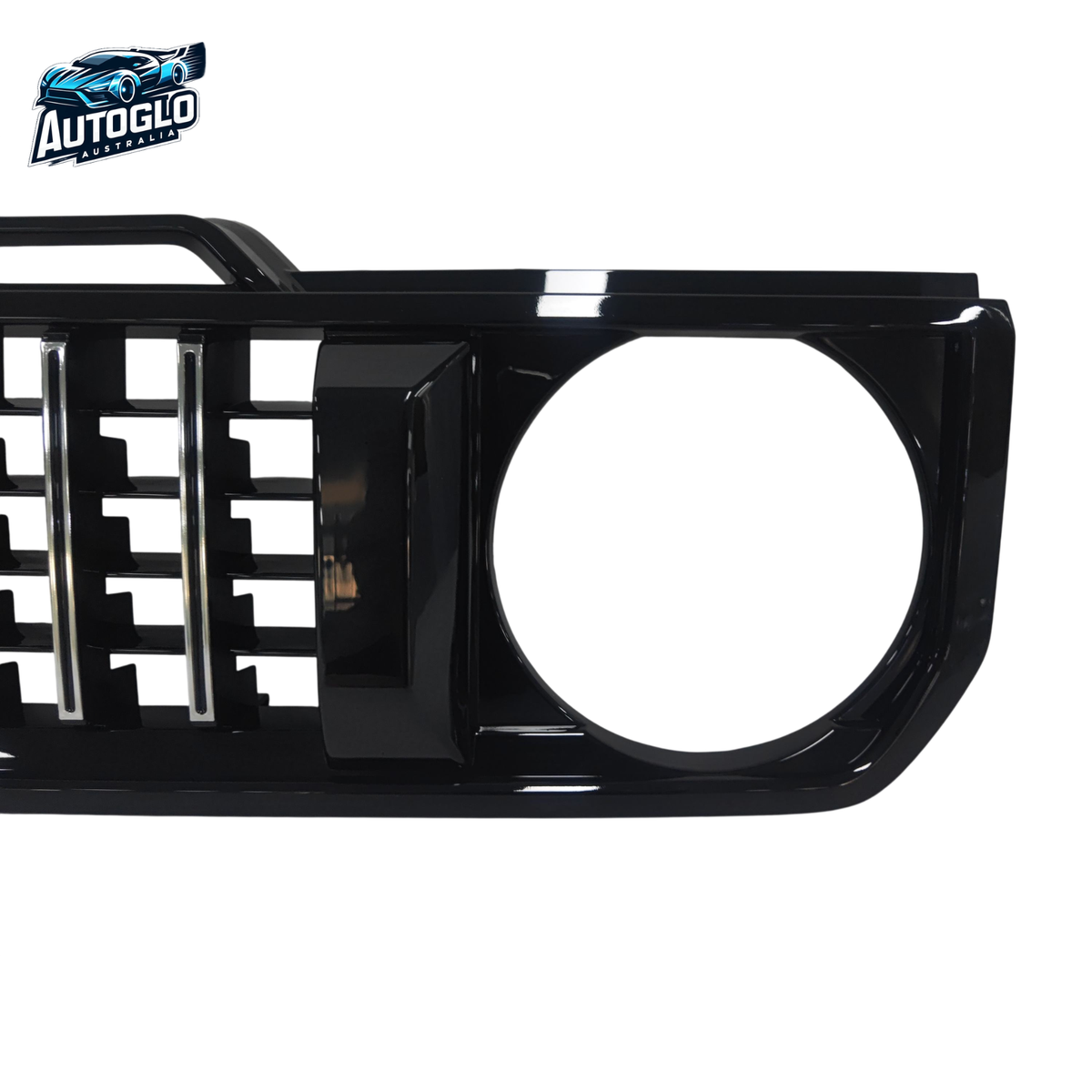 Autoglo Australia Toyota Land Cruiser LC76/LC79 2024–2026 Gloss Black ABS Grille
