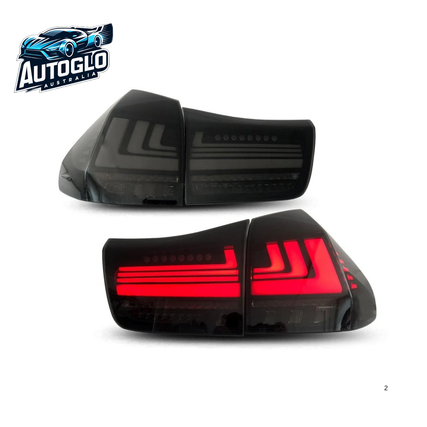 Autoglo Australia High quality Car Rear Back Lamps DRL RX330 RX350RX 400h 2003-2009 Start UP Animation LED Tail Lights For Lexus