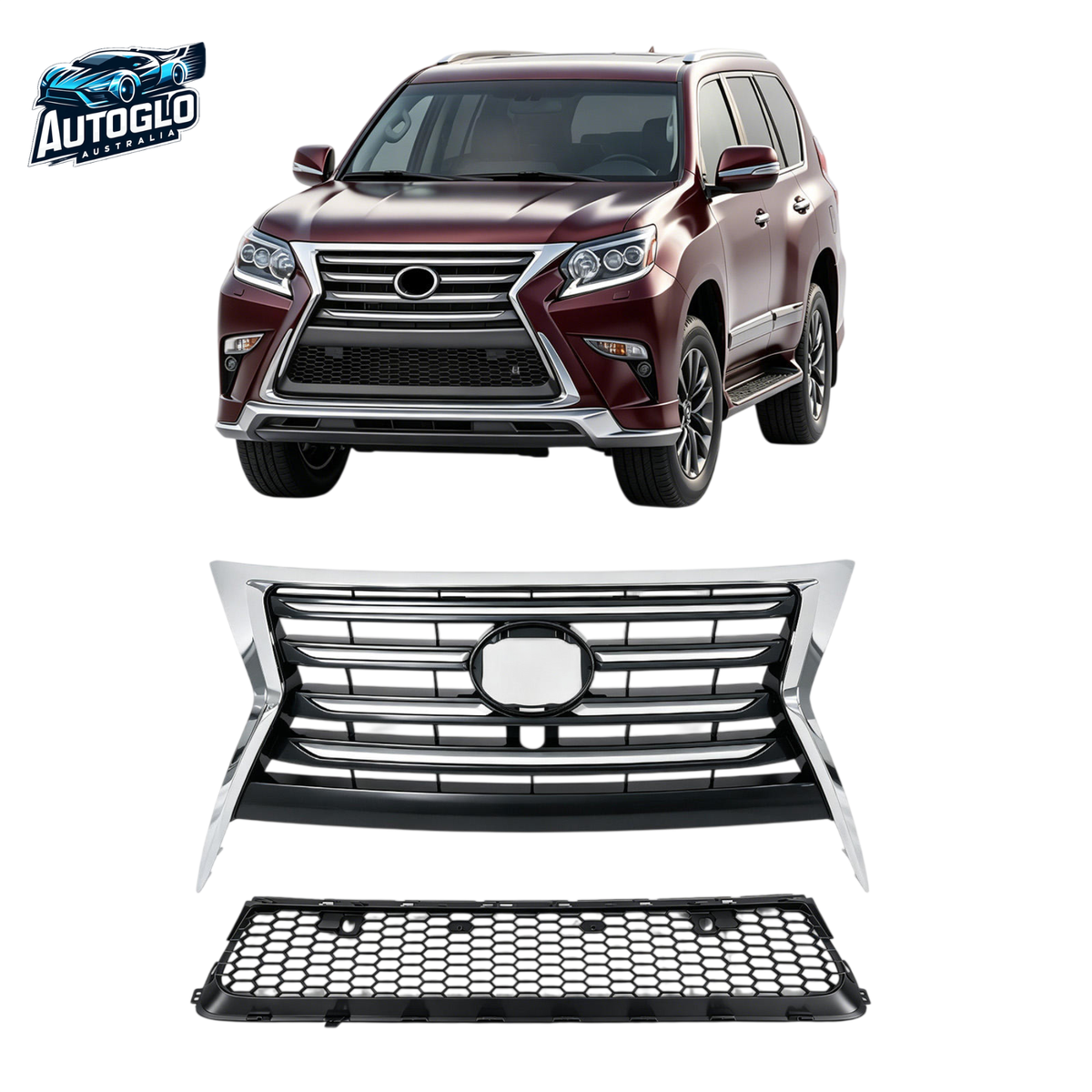 Autoglo Australia Lexus GX400/GX460 2014–2019 Front Bumper Grille