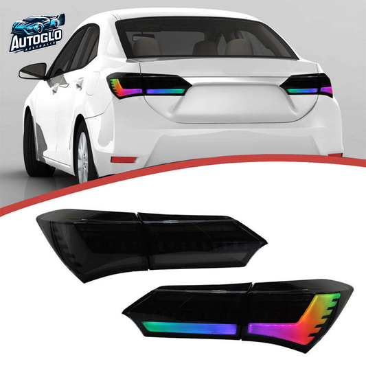 Autoglo Australia RGB Taillights for Toyota Corolla 2014–2018