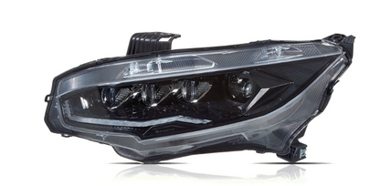 VLAND Full LED Headlights For Honda Civic 2016-2021 With Blue Start up Animation