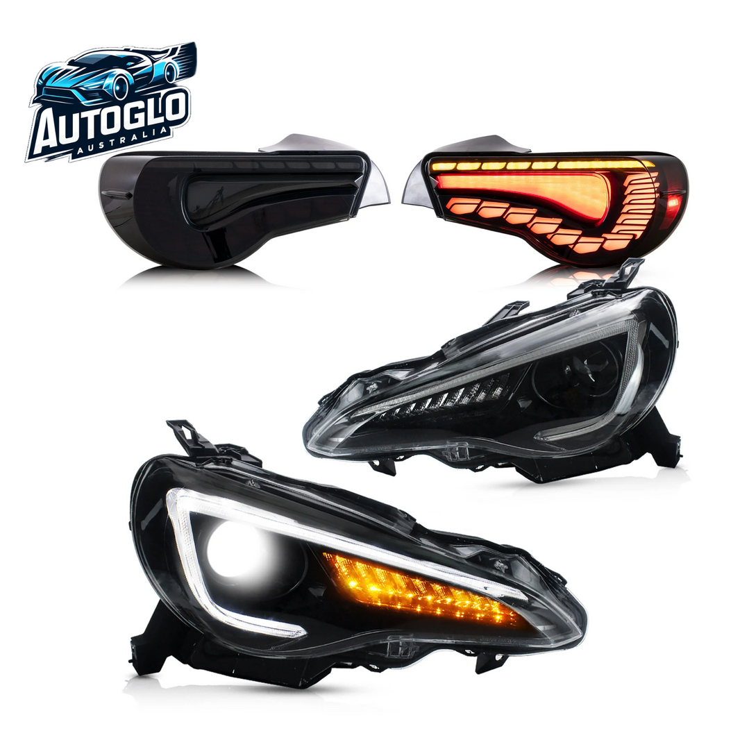 GT86 Tail Lights & Headlights | Toyota 86, Subaru BRZ Rear Lights ...