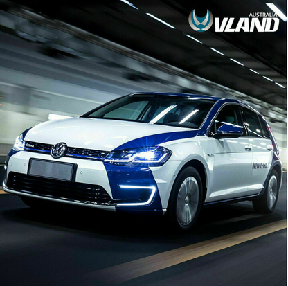 VLAND LED Projector Headlights For 2017-2020 Volkswagen VW MK7.5 Front Lamp 2Pcs