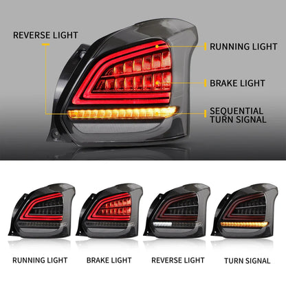 LED Tail Lights for Suzuki Swift Sport (2017-Present) | Autoglo Australia