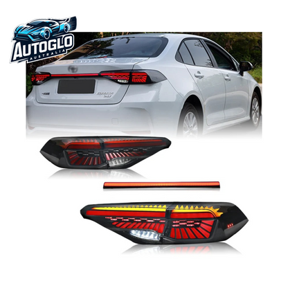 Autoglo Australia Tail Lights For Toyota Corolla 2020-2024 middel east version with Intermediate lamp