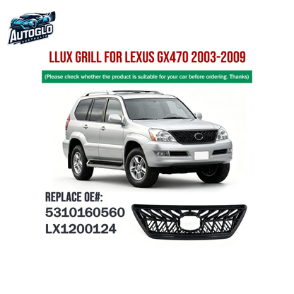 Autoglo Australia Lexus GX470 2003–2009 Gloss Black Front Grille