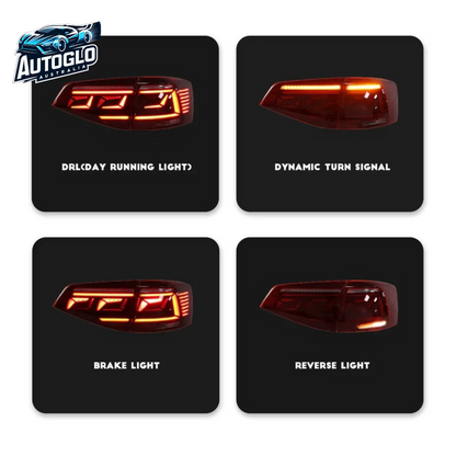 Autoglo Australia LED Taillights For VW Jetta MK6 2015-2018