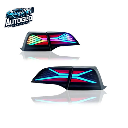 Autoglo Australia RGB LED Tail Lights for 2017 -2023 Tesla Model 3  Y