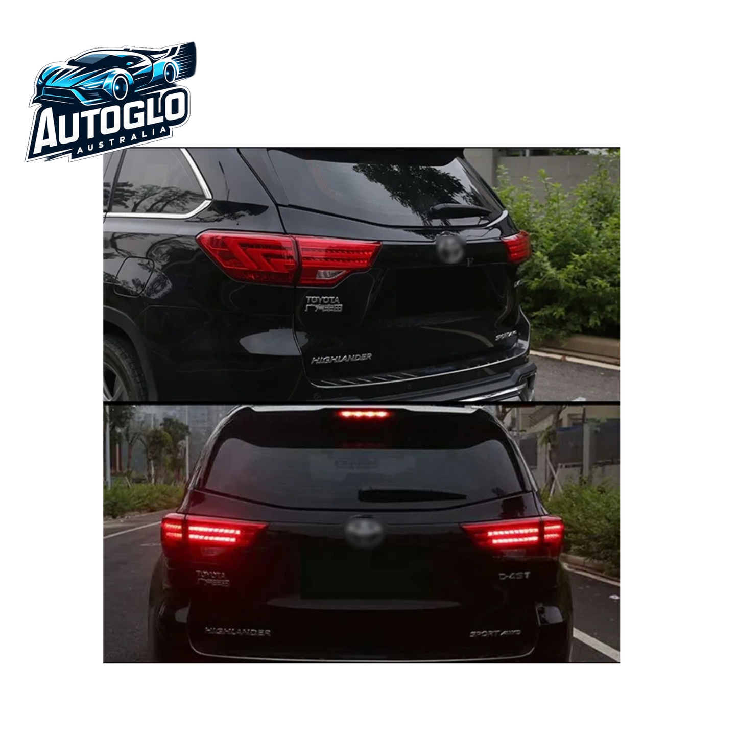 Autoglo Australia Taillights for Toyota Highlander 2014-2019