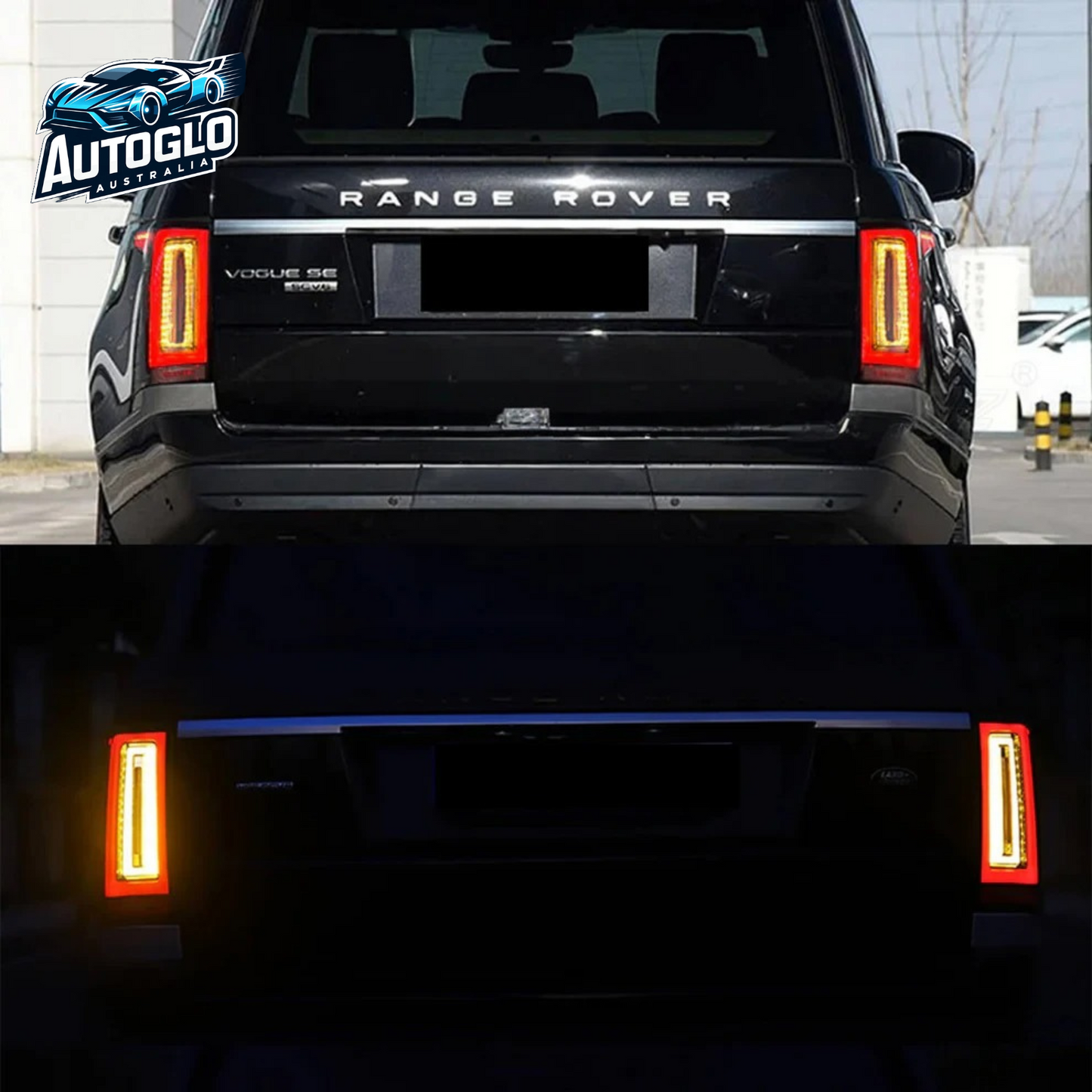 Autoglo Australia LED Tail Lights For Range Rover 2012-2021 4th Start UP Animation