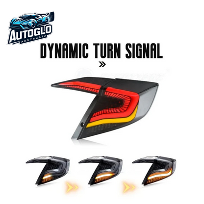 Autoglo Australia RGB Taillights For Honda Civic 2016-2021 & Emark certification