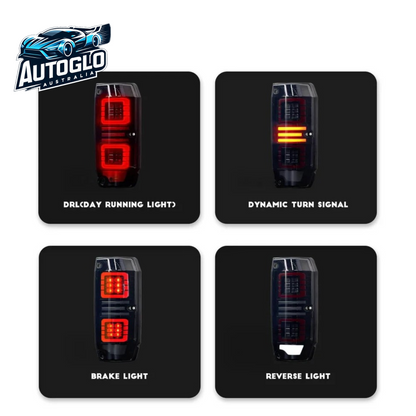 Autoglo Australia Full LED 1984-2021 Tail Lights For Toyota Land Cruiser