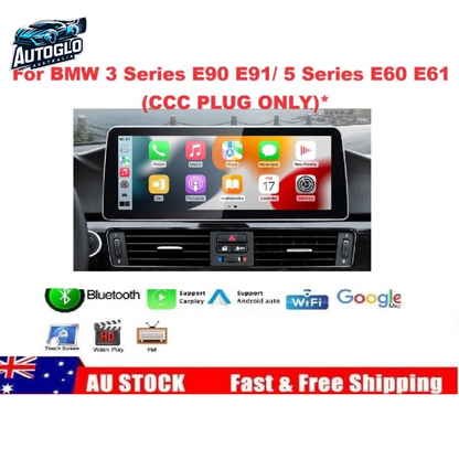 Autoglo Australia BMW 3 Series E90/91 5 Series E61/61 12.3" XL FHD Carplay Android Stereo BT CCC