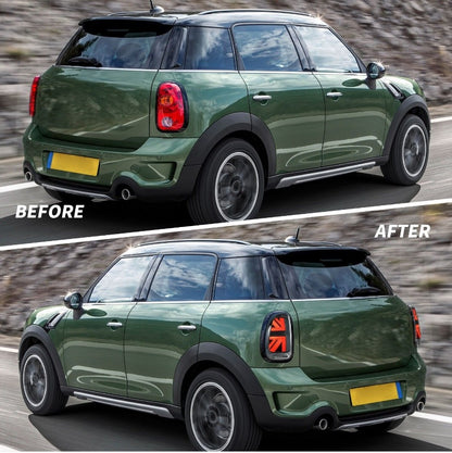 Smoked LED Tail Lights For 2010-2016 BMW Mini Cooper Countryman R60 w/Sequential