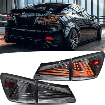 Close-Up of LED Taillights with Sequential Turn Signal