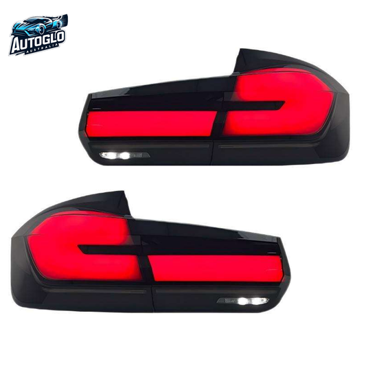 Autoglo Australia BMW 3 Series F30 F35 2013–2018 LED Tail Lights G30 Style Running Lights Rear Lamp Assembly