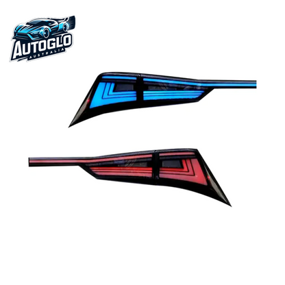 RGB LED Taillights for Lexus IS250 300h 350 F (2014-2020) - Full LED Assembly with Sequential Indicators