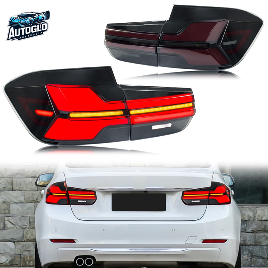 Autoglo Australia BMW 3 Series F30 F80 M3 2013–2018 LED Tail Lights Sequential Rear Lamps