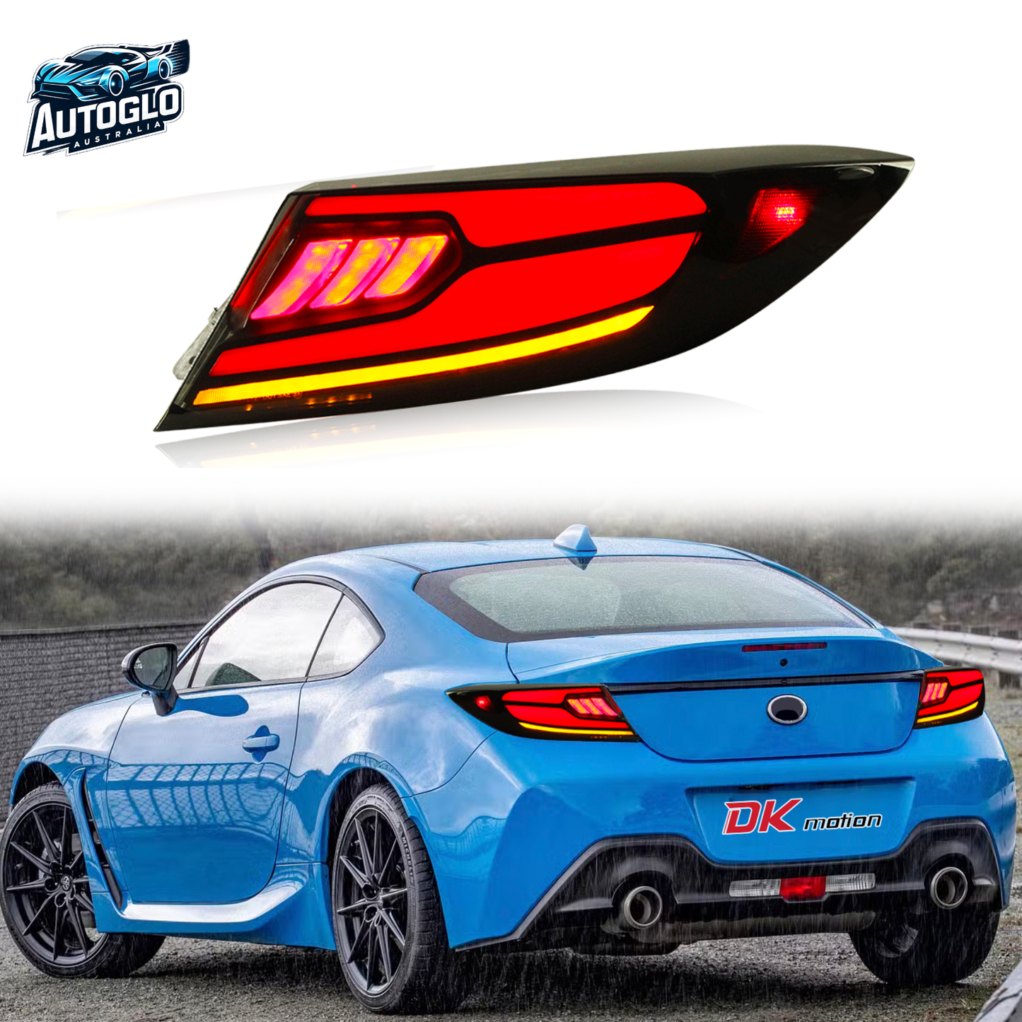 Autoglo Australia Toyota GR86 / Subaru BRZ 2022–2024 LED Tail Lights Dynamic Animation
