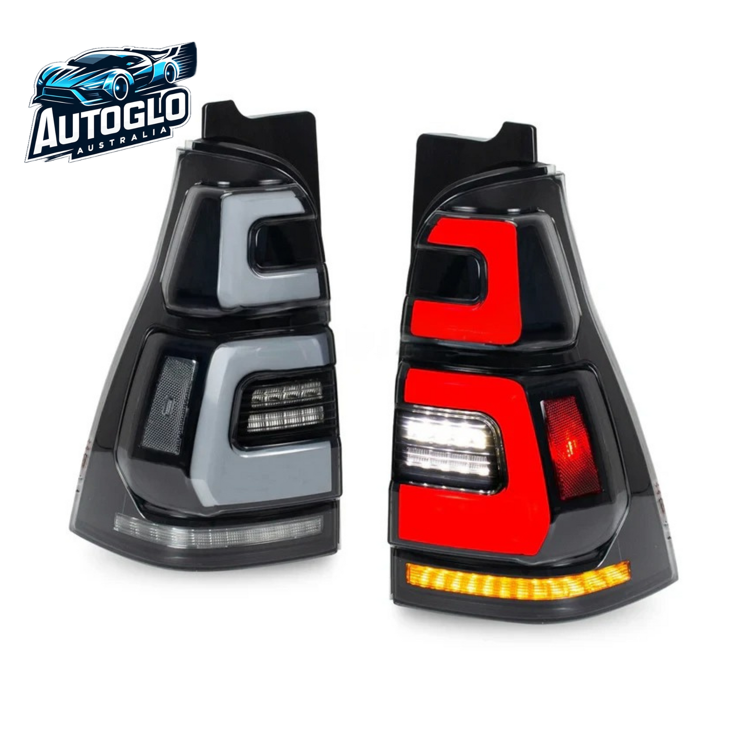 Autoglo Australia LED Tail Lights for Toyota 4Runner GEN 4 2003-2009 Start UP Animation New Brake