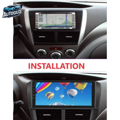 Autoglo Australia 9" (2G+32G) CARPLAY ANDROID GPS BT WiFi Stereo For SUBARU FORESTER (2007-12)
