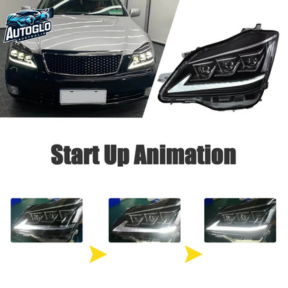 Autoglo Australia LED Headlights For Toyota Crown 2003-2008