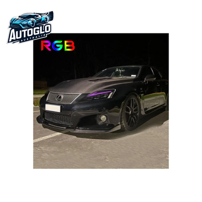 Autoglo Australia RGB LED Head Light For Lexus IS250 IS350C ISF 2006-2013