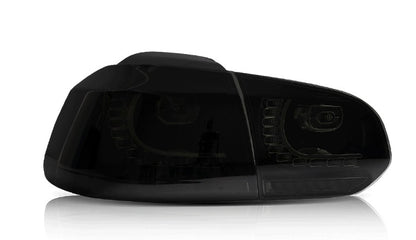 VLAND Smoked LED Tail Light For 2008-2014 Volkswagen Golf 6 MK6 GTI R Rear Lamps