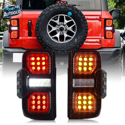 Autoglo Australia LED Tail Lights for Ford Bronco 6th Gen 2021–2024